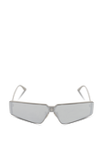 משקפי שמש שילד 2.0 ממתכת עם לוגו מונוגרמי BALENCIAGA