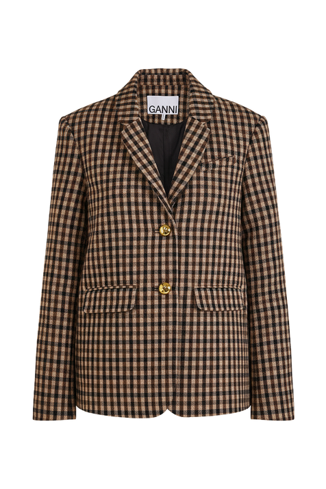 ז'קט מחוייט אוברסייז GANNI