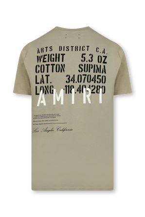 חולצת טי עם הדפס גרפי בגב AMIRI