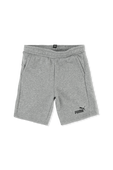 מידות 2-14 מכנסיים קצרים באפור עם לוגו PUMA KIDS