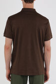 תמונת דוגמן אחורית של Logo Polo Shirt in Brown