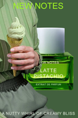 תמונת תקריב של New Notes Latte Pistachio Extrait 50 ml
