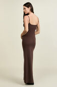 תמונת דוגמן אחורית של Nulu Spaghetti-Strap Maxi Dress