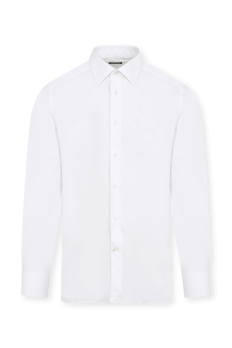 חולצת קומפורט מכופתרת מכותנה ZEGNA