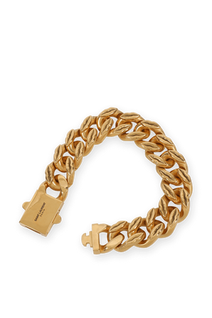 צמיד חוליות בצבע זהב SAINT LAURENT