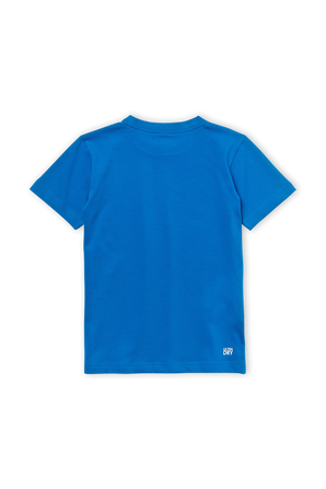 גילאי 2-16 חולצת טי בכחול עם לוגו תנין גדול LACOSTE KIDS
