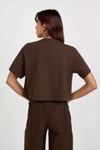 תמונת דוגמן אחורית של All Yours Organic Cotton Cropped T-Shirt