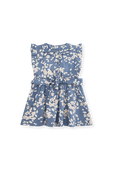 שמלה עם הדפס פריחת הדובדבן - גילאי 6-12 שנים PETIT BATEAU