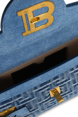 תמונת פנים של תיק כתף בי-באז מג'ינס עם לוגו