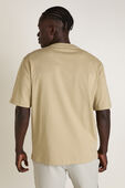תמונת דוגמן אחורית של Heavyweight Cotton Jersey T-Shirt