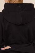 תמונת תקריב דוגמן של Scuba Oversized Half-Zip Hoodie