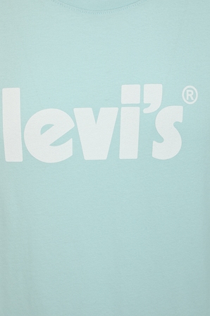 חולצת לוגו טי תכלת LEVI`S