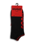 מארז שני זוגות גרביים שחורות ממותגות HUGO