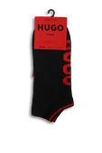 מארז שני זוגות גרביים שחורות ממותגות HUGO