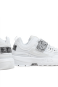 מידות 29-36 נעלי דיסרפטר בלבן עם לוגו FILA