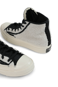 נעלי סניקרס צ'אק 70 גבוהות בגוון לבן ושחור CONVERSE