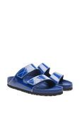 פרונזה שולר X בירקנשטוק כפכפי אריזונה בצבע כחול BIRKENSTOCK