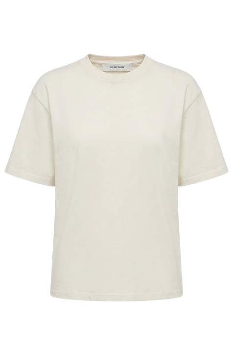 חולצת טי בגזרה מרובעת GOLDEN GOOSE