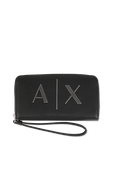 Wallet With Logo in Black ARMANI EXCHANGE