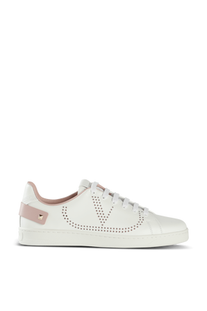 Bacnet Logo Signature Sneakers in White Leather VALENTINO GARAVANI