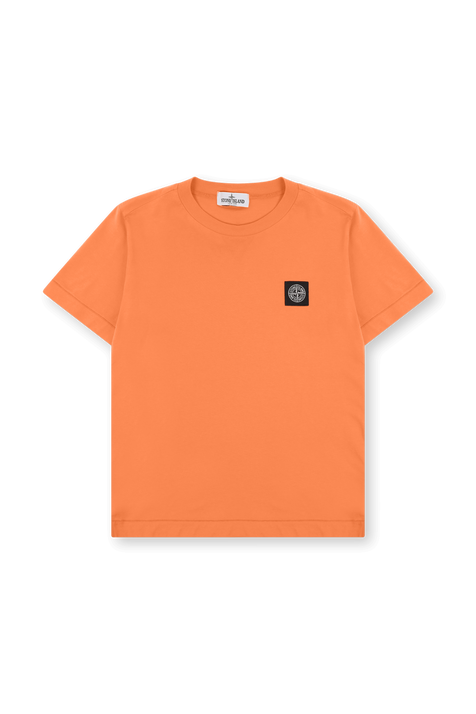 חולצת טי עם תווית לוגו - גילאי 10-12 STONE ISLAND KIDS