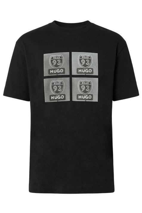 חולצת טי בגזרת אוברסייז HUGO