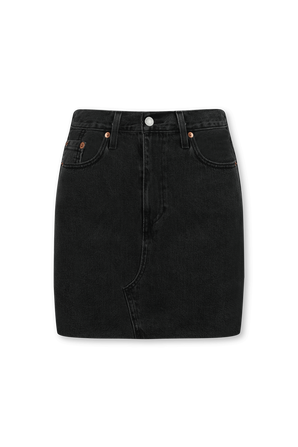 חצאית ג'ינס שחורה באורך מיני LEVI`S