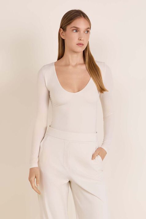 Nulu V-Neck Long Sleeve