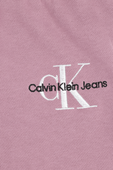 גילאי 4-16 חצאית מיני ורודה עם לוגו רקום CALVIN KLEIN