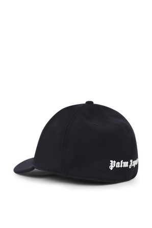 כובע בייסבול שחור עם לוגו אחורי PALM ANGELS