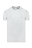 חולצת לוגו טי אפורה LACOSTE