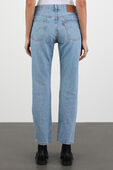 תמונת דוגמן אחורית של 501 Crop Jeans in Light Wash