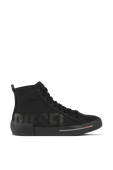 תמונה קידמית של S-Dense Mid Cut Sneakers in Black