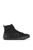 S-Dense Mid Cut Sneakers in Black DIESEL