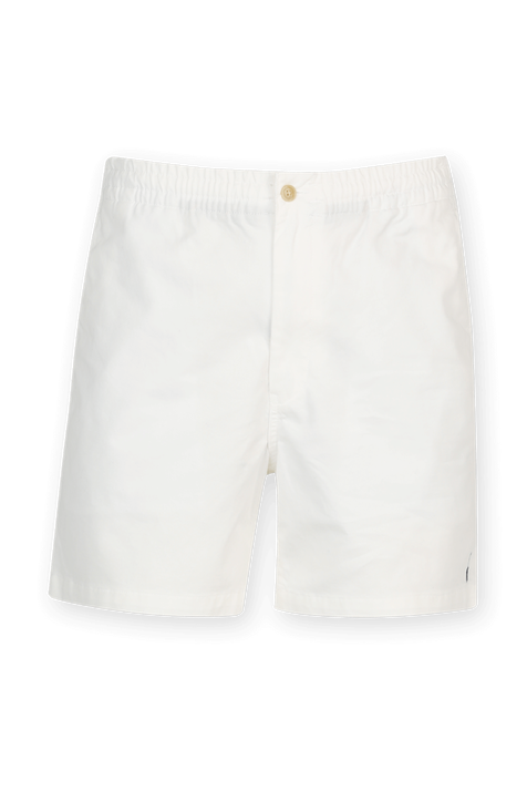 Cotton Flat Shorts in White