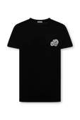 חולצת טי קלאסית עם לוגו רקום MONCLER