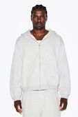 תמונת דוגמן קידמית של RELAXED ZIP UP HOODIE