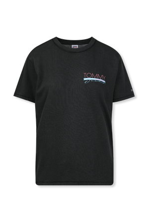 Back Graphic Relaxed Fit T-Shirt in Black TOMMY HILFIGER