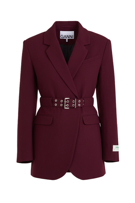 ז'קט מחוייט ארוך GANNI