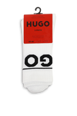 מארז שני זוגות גרביים עם לוגו רקום HUGO
