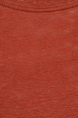 חולצת טי בגוון אדום מפשתן PETIT BATEAU