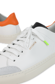 Clean 90 Triple Sneakers in White Orange and Neon AXEL ARIGATO