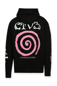 תמונה אחורית של CTV3 Tour Hoodie in Black