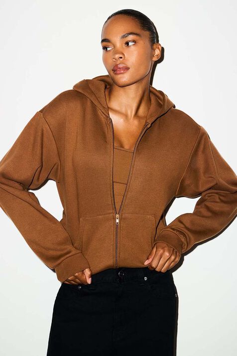 CLASSIC ZIP UP HOODIE SKIMS