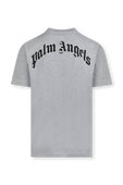חולצת טי עם הדפס דב לוגומאני PALM ANGELS