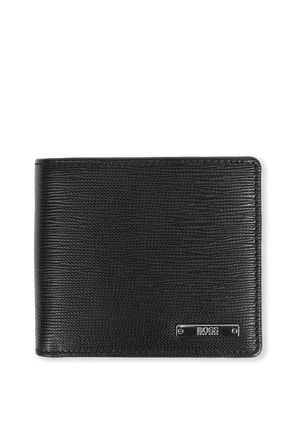 ארנק מעור בצבע שחור BOSS