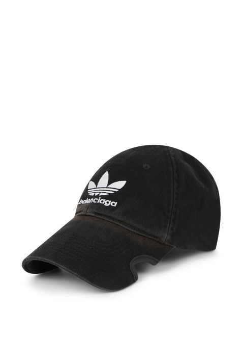 בלנסיאגה X אדידס כובע בייסבול עם לוגו רקום BALENCIAGA