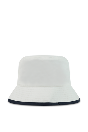 כובע באקט לבן עם לוגו TOMMY HILFIGER