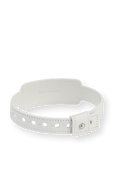 Cash Bracelet in White Leather BALENCIAGA