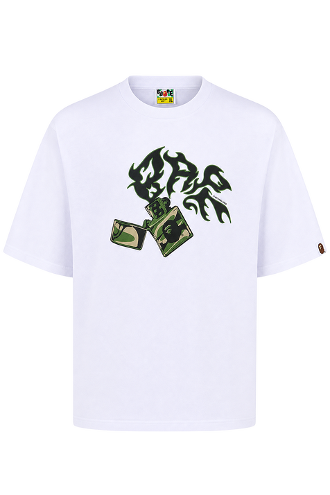 חולצת טי בגזרה משוחררת BAPE